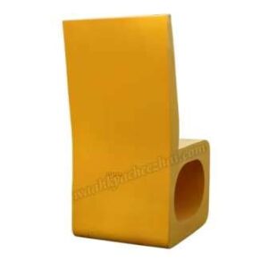 Alternative view of Waahkart Home Decor Furniture Yellow Chair (Set of 3)
