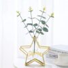Aashralya™ Star Shape Glass Tube Vase | Home Decoration Glass Test Tube Iron Art for Home Decoration - Image 2