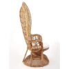 IRA Rich Wooden Vintage Peacock Chair for Living Room - Image 2