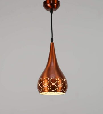 Aluminium Hanging Pendant Ceiling Lights Lamp Blue Color Cutting Shade
