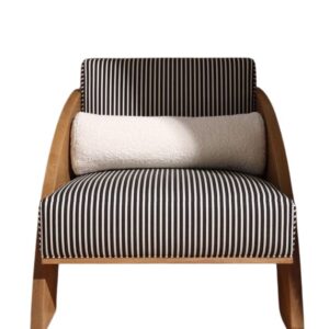 Alternative view of TJ Arc Lounge Chair | Wooden Chair Design | Sagwan Wood | Furniture
