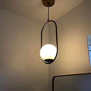 Alternative view of Desidiya® Golden Yellow Hanging Ceiling Pendant Light, for Bedroom, Living Room, Café, Restaurant, Hallway, Kitchen, Over The Dining Table, Hotels, Malls (Capsule Hanging, Bulb Not Included)