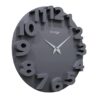 Random Wall Clock for Living Room, Bedroom, Home, Office, Kitchen| Wall Clocks for Home | Big Size Wall Clock with Glass|Designer Wall Clock for Home Decor |Quartz Movement|14- inch|RC-63338 |Grey - Image 3