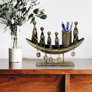 Alternative view of Amazon Brand – Umi Boat Decor Decorative Showpiece for Home & Office Decor Multicolour - Metal (Height 15 Inch)