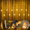 Gesto 8 Feet 12 Wishball LED Curtain String Lights Window Curtain Led Lights for Decoration with 8 Flashing Modes for Home Decoration,Christmas,Diwali Decoration - Image 2