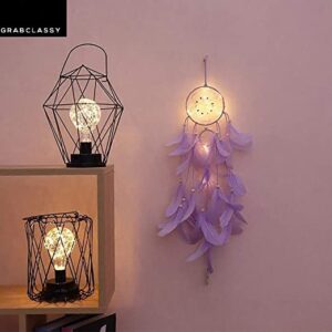 Alternative view of Grab Classy Cotton Dream Catcher (4.7 x 13.8 inch, Purple)