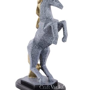 Alternative view of CraftVatika Horse with Uplifted Legs Standing Showpiece Statue for Home Decor Office Living Room Decoration Gift Item (Inches)