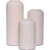 KREATIVE ART'S Modern Ceramic Flower Vase for Living Room, Flower Pots for Home Decoration , Home Decor, White Vase (Set of 3PCS, Off White) - Image 2