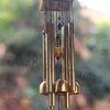 Paradigm Pictures Home Decoration Items Wind Chimes for Home (Golden,Pipe & Hanging Bells) - Image 2