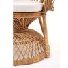 IRA Rich Wooden Vintage Peacock Chair for Living Room - Image 4