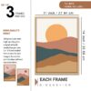 NoWorries Set of 3 Wall paintings for home decoration - Paintings for living room bedroom, Theme - illustration (Wall Decor) (14 x 11 inches) - Image 3