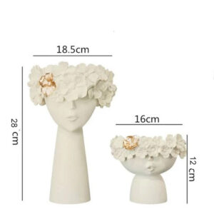 Alternative view of Surreal Faces Table Planters