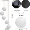 ANH MART Solar Wind Chime Light - Color Changing Crystal Ball Solar Wind Chimes Outdoor Decoration Lights with Waterproof LED Wind Chime Solar Light for Garden, Patio, Holiday Deco Gift Pack of - (1) - Image 4