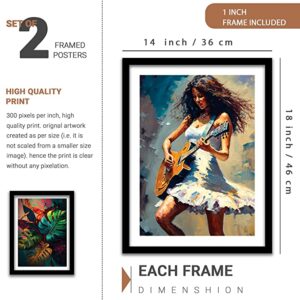 Alternative view of KOTART Wall Painting for Wall Decoration, Bedroom - Framed Wall Posters/Paintings for Living Room with Frame - Big Size Wall Paintings/Hangings - Framed Wall Decor, Set of 5