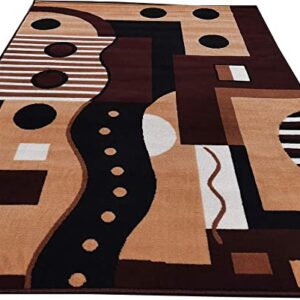 Alternative view of Sifa Carpet Super Softness Floral Design Carpet ( Coffee Color 5x7 Feet)