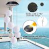 ANH MART Solar Wind Chime Light - Color Changing Crystal Ball Solar Wind Chimes Outdoor Decoration Lights with Waterproof LED Wind Chime Solar Light for Garden, Patio, Holiday Deco Gift Pack of - (1) - Image 3