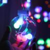 Natchcart Led 3M 12 Balls Curtain String Lights with 8 Flashing Modes for Diwali, Home Decoration, Christmas, Wedding, Party, Home, Patio, Lawn (Ball-Multi) - Image 3