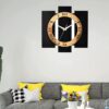 NEELEWALA Wooden Wall Clock for Home Stylish Latest 15 Inch Big Size Silent Decorative Designer Wall Clock for Home/ Living Room/ Bedroom/ Office/ Hall/ Dining Room (15*15 inch) - Image 4