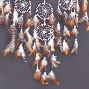 Alternative view of RPH Handicrafts Dreamcatcher ~ Dream Catcher Big Size for Bedroom Wall Hanging | Home décor and Gift Item 65x30 cm (Big Natural)