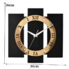 NEELEWALA Wooden Wall Clock for Home Stylish Latest 15 Inch Big Size Silent Decorative Designer Wall Clock for Home/ Living Room/ Bedroom/ Office/ Hall/ Dining Room (15*15 inch) - Image 2