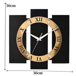 Alternative view of NEELEWALA Wooden Wall Clock for Home Stylish Latest 15 Inch Big Size Silent Decorative Designer Wall Clock for Home/ Living Room/ Bedroom/ Office/ Hall/ Dining Room (15*15 inch)