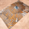 Rays of Gold Swirl Floor Rug (5x7.5 Feet) - Image 2