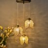 Homesake Metal Decor Hanging Light, Pendant Ceiling Lights for Home Decoration , Home Decor Items for Living Room, Wall Lights, Antique Home Decor, Jhumar Lighting for Home, (Golden, Metal)