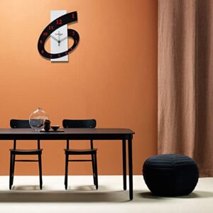 Alternative view of Random Clocks Rectangle Polymer Wall Clock (30 cm x 25 cm x 5 cm) (RC-0114)