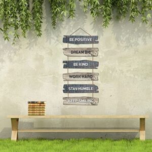 Alternative view of Artvibes Decorative Wall Hanging Wooden Art Decoration item for Living Room | Bedroom | Home Decor | Gifts | Quotes Decor Item | Wall Art For Hall | Mdf Wall Decoration,Set of 6(WH_3231NN)