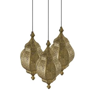 Alternative view of Homesake Home Decor Hanging Light, Pendant Ceiling Lights for Home Decoration, Home Decor Items for Living Room, Wall Lights, Antique Home Decor, Jhumar Lighting for Home, Diwali Decoration Items For Home Decor - (Golden)