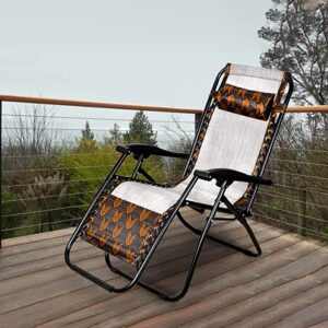 Alternative view of STAR WORK Zero Gravity Chair, Lawn Chair Recliner Lounge, Portable Camping Folding Beach Chair with Removable Pillow (Doublecolor)