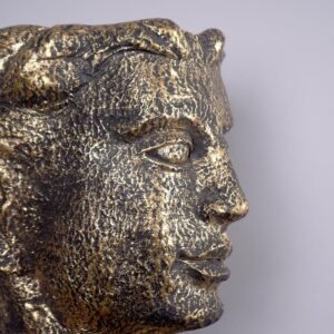 Alternative view of Surreal Bronze Man Table Planter