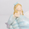 Cute Mermaid on Seashell Resin Succulent Pot - Image 4