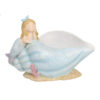 Cute Mermaid on Seashell Resin Succulent Pot - Image 3