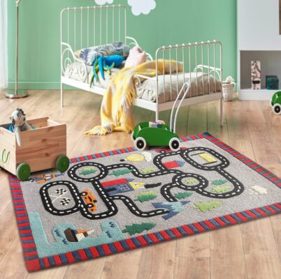 Mountainous Track Rug