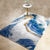 Coastal Splash Floor Rug ( 5 X 7.5 Feet )
Chandelier, 3-armed, silver-colour/glass