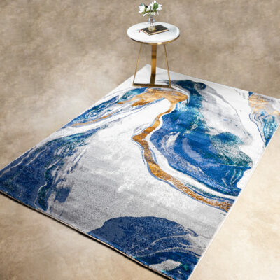 Coastal Splash Floor Rug ( 5 X 7.5 Feet )
Chandelier, 3-armed, silver-colour/glass
