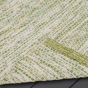 Alternative view of Black Geometrics Handmade Cotton Carpet