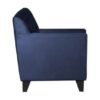 Bali 3 Seater Sofa In Velvet Blue Colour - Image 5