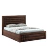 Boston Queen Size Bed With Hydraulic Storage In Sheesham Finish - Image 3
