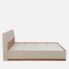 Catalina Queen Size Bed with Storage in Natural Teak Wood Finish - Image 3