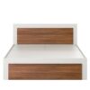 Dimora Queen Size Bed with Hydraulic Storage in Frosty White Colour - Image 3