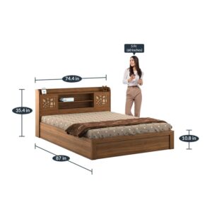 Alternative view of Sparklings Cotton Geometric Double Bedsheet