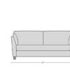 Miranda 3 Seater Sofa In Chestnut Brown Colour - Image 3