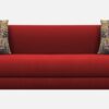 Niki 3 Seater Sofa In Blood Maroon Colour - Image 4