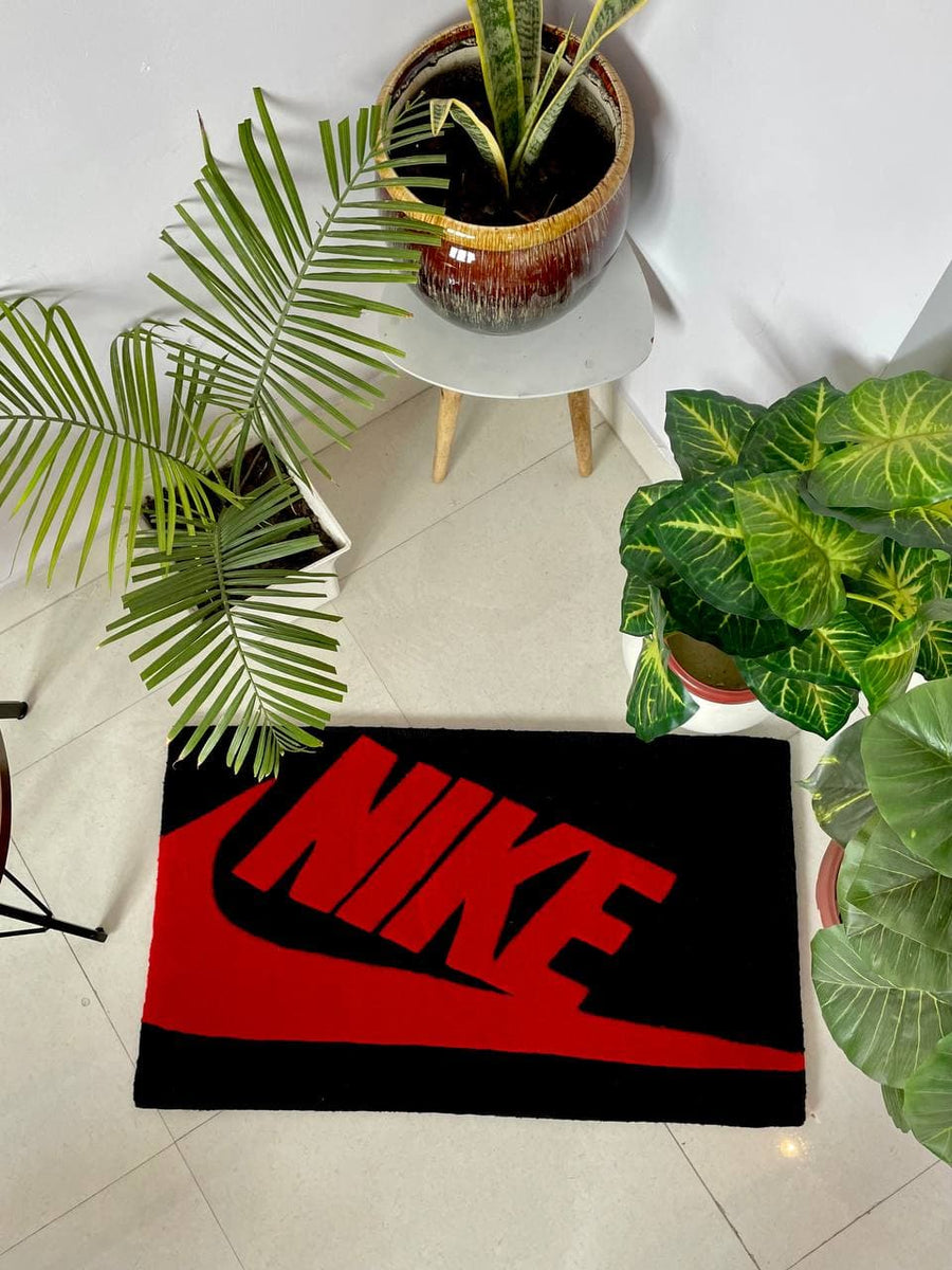 Nike Trainer Rug NIKE LOGO RUG – Crafted Comforts