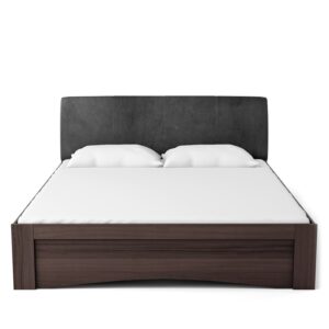 Alternative view of Shinju King Size Upholstered Bed Drawer Storage In Wenge Finish